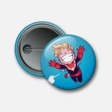 Chapa Capitana Marvel baby