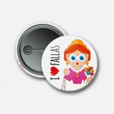 Chapa "I love fallas"