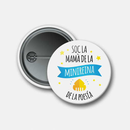 chapa con alfiler personalizada fallas